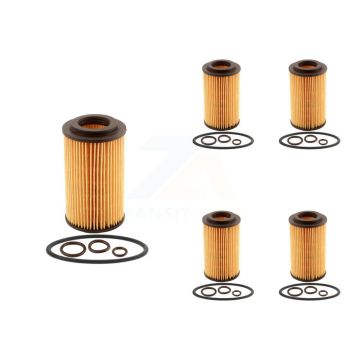 Engine Cartridge Oil Filter (5 Pack) For Mercedes-Benz GLK350 C300 ML350 C250 E350 C350 K56-100131