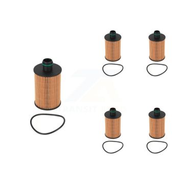 Engine Cartridge Oil Filter (5 Pack) For Ram 1500 Jeep Grand Cherokee Classic 3.0L K56-100134