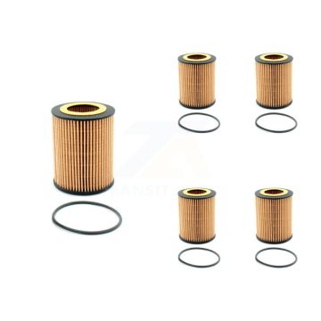 Engine Cartridge Oil Filter (5 Pack) For Volvo XC60 XC90 XC70 S60 Land Rover LR2 S80 V60 K56-100144