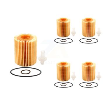 Engine Cartridge Oil Filter (5 Pack) For Toyota 4Runner Lexus Tundra IS250 IS300 IS350 FJ K56-100148