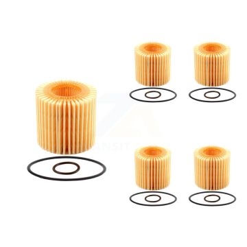 Engine Cartridge Oil Filter (5 Pack) For Toyota Corolla Matrix C-HR Prius Pontiac Vibe V K56-100152