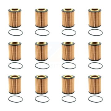 Engine Oil Filter (12 Pack) For Volvo XC60 XC90 XC70 S60 Land Rover LR2 S80 V60 V70 K56-100243