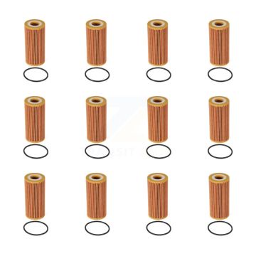 Engine Oil Filter (12 Pack) For Volkswagen Audi Jetta Tiguan Atlas Q5 Golf Q3 Porsche GTI K56-100248