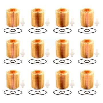 Engine Oil Filter (12 Pack) For Toyota 4Runner Lexus Tundra IS250 IS300 IS350 GX460 GS350 K56-100256