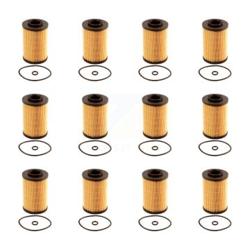 Engine Oil Filter (12 Pack) For Hyundai Santa Fe Genesis Coupe Sonata Kia Veracruz Sedona K56-100266