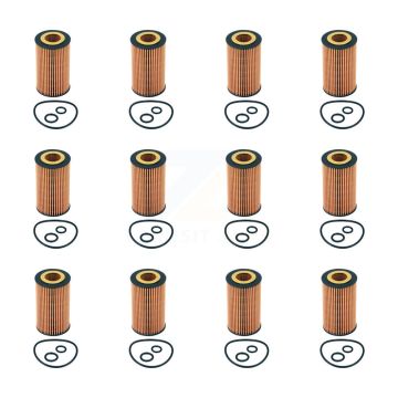 Engine Oil Filter (12 Pack) For Mercedes-Benz Sprinter 2500 GLK250 3500 E250 3500XD ML250 K56-100267