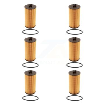 Engine Oil Filter (6 Pack) For Ford F-350 Super Duty F-250 E-350 Excursion Club Wagon K56-100290