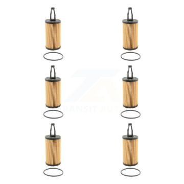 Engine Oil Filter (6 Pack) For Mercedes-Benz ML350 C300 C43 AMG GLE400 GLC43 GLK350 C350 K56-100291