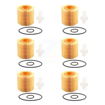 Engine Oil Filter (6 Pack) For Toyota RAV4 Camry Lexus Highlander Sienna Tacoma RX350 tC K56-100295
