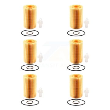 Engine Oil Filter (6 Pack) For Toyota Tundra Sequoia Lexus LX570 LC500 IS F RC IS500 Land K56-100302