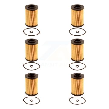 Engine Oil Filter (6 Pack) For Hyundai Santa Fe Genesis Coupe Sonata Kia Veracruz Sedona K56-100306