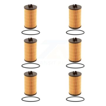 Engine Oil Filter (6 Pack) For Chevrolet Cruze Buick Encore GMC Trax Equinox Colorado G3 K56-100316