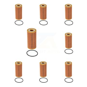 Engine Oil Filter (8 Pack) For Volkswagen Audi Jetta Tiguan Atlas Q5 Golf Q3 Porsche GTI K56-100368
