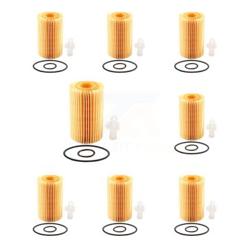Engine Oil Filter (8 Pack) For Toyota Tundra Sequoia Lexus LX570 LC500 IS F RC IS500 Land K56-100382