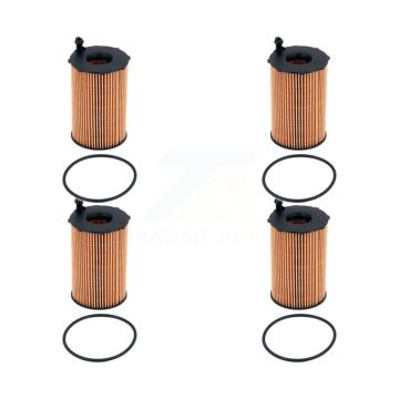Engine Cartridge Oil Filter (4 Pack) For Audi Q5 Volkswagen Touareg Porsche Cayenne Q7 A6 K56-100510