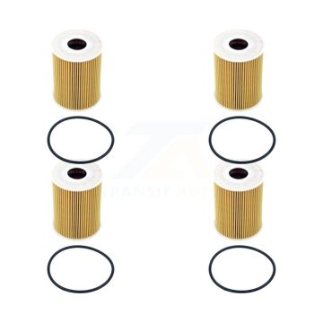 Engine Cartridge Oil Filter (4 Pack) For Porsche 911 Cayenne Macan Panamera BMW M5 M6 K56-100511