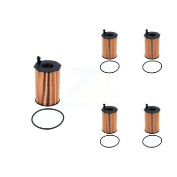 Engine Cartridge Oil Filter (5 Pack) For Audi Q5 Volkswagen Touareg Porsche Cayenne Q7 A6 K56-100523