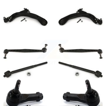 Front Suspension Control Arm And Ball Joint Tie Rod End Bar Link Kit (8Pc) For Saturn Ion K72-100121