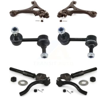 Front Suspension Control Arm & Ball Joint Tie Rod End Link Kit (8Pc) For Honda Civic 1.8L K72-100164