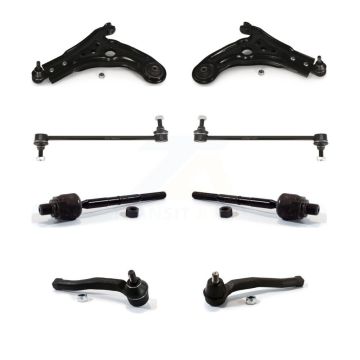 Front Suspension Control Arm Ball Joint Tie Rod End Link Kit (8Pc) For Chevrolet Aveo G3 K72-100582