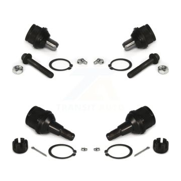 Front Lower & Upper Ball Joints Kit For Ford E-350 Super Duty E-250 E-450 E-150 Econoline K72-100729