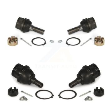 Front Lower & Upper Ball Joints Kit For 1997 Ford F-250 With Independent Suspension K72-101077