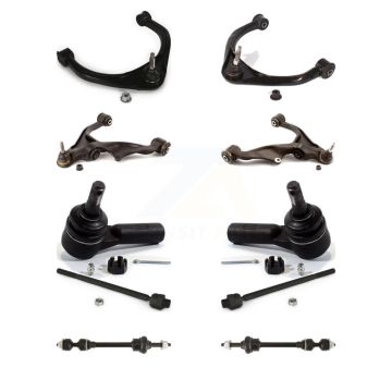 Front Left Right Lower Upper Arms Ball Joints Tie Rods Link Sway Bar Kit (10Pc) For K72-101180