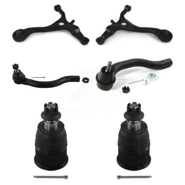 Front Suspension Control Arm Tie Rod End Ball Joint Kit (6Pc) For Honda Accord Acura TSX K72-101285