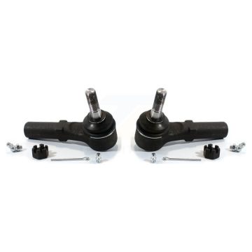 Front Outer Tie Rod End Pair For GMC Chevrolet Sierra 2500 HD Silverado Savana Express H2 K72-101328