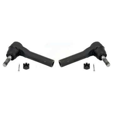 Front Outer Tie Rod End Pair For GMC Chevrolet Sierra 1500 Silverado Tahoe Yukon Cadillac K72-101605