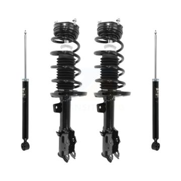 Front Rear Complete Shocks Strut And Coil Spring Mount Assemblies Kit For Ford Fiesta K78M-100250