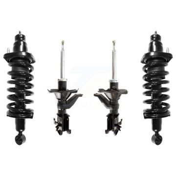 Front Rear Complete Shocks Strut And Coil Spring Mount Assemblies Kit For Honda Civic K78M-100405