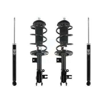 Front Rear Complete Shocks Strut Coil Spring Mount Assemblies Kit For 2014-2018 Mazda 3 K78M-100415