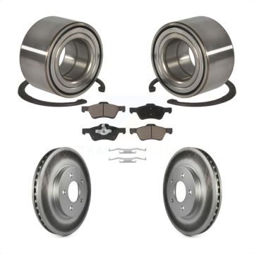 Front Wheel Bearing Coated Disc Brake Rotor Pad Kit For Ford Escape Mazda Tribute Mercury KBB-118142
