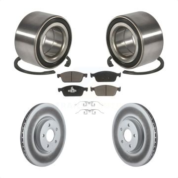 Front Wheel Bearing Coat Brake Rotor Pads Kit For Ford Focus ST With 320mm Diameter KBB-118148