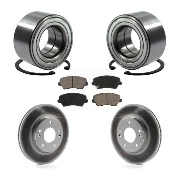 Front Wheel Bearing Coat Brake Rotor Pad Kit For Kia Forte Hyundai Elantra GT Forte5 Koup KBB-118163