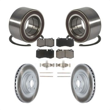 Front Wheel Bearing Coated Disc Brake Rotor And Pad Kit For Mercedes-Benz S550 CL550 S350 KBB-118189