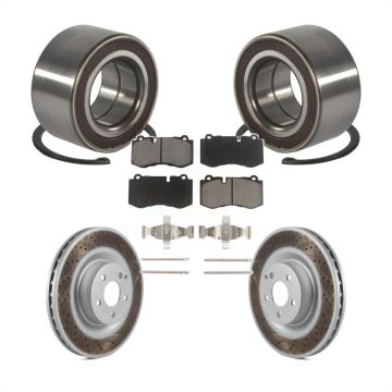Front Wheel Bearing Coated Disc Brake Rotor And Pad Kit For Mercedes-Benz S550 CL550 S350 KBB-118190