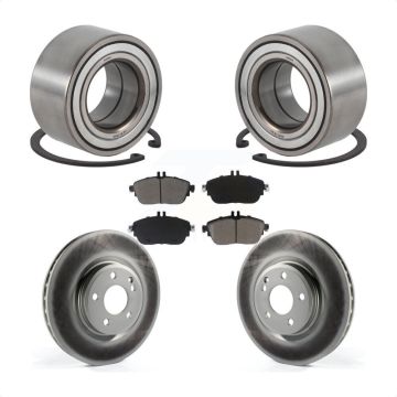 Front Wheel Bearing Coated Brake Rotor Pad Kit For Mercedes-Benz GLA250 CLA250 INFINITI B KBB-118198
