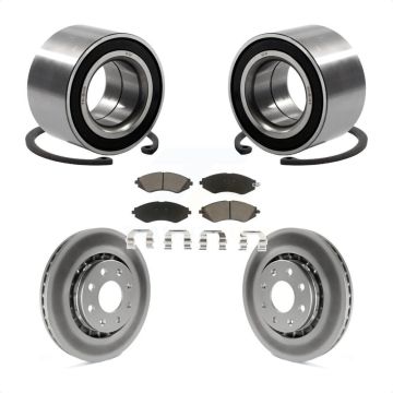 Front Wheel Bearing Coat Brake Rotor Pads Kit For Chevrolet Aveo Pontiac Aveo5 Wave Spark KBB-118207