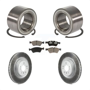 Front Wheel Bearing Coated Brake Rotor Pads Kit For Mercedes-Benz GL350 GL320 GL450 GL550 KBB-118215