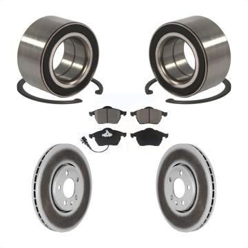 Front Wheel Bearing Coat Brake Rotor Pad Kit For Volkswagen Golf 2.8L 72mm Outer Diameter KBB-118226
