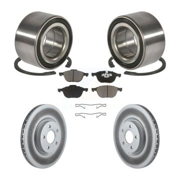 Front Wheel Bearing Coated Brake Rotor Pad Kit For Ford Transit Connect 104.8" wheel base KBB-118313