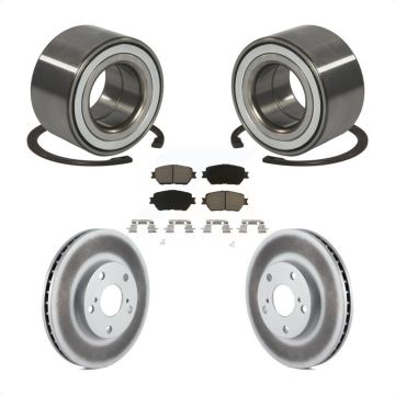 Front Wheel Bearing Coated Brake Rotor Pad Kit For Toyota Camry With 275mm Diameter KBB-118341