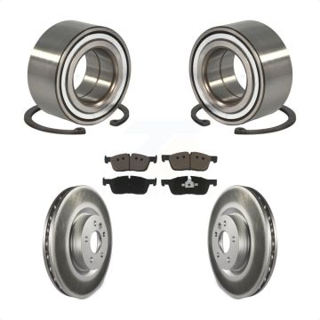 Front Wheel Bearing Coat Brake Rotor Pads Kit For Land Rover Discovery Sport Range Evoque KBB-118394