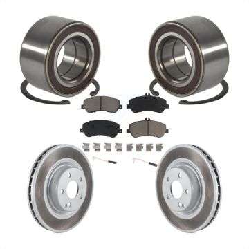 Front Wheel Bearing Coated Disc Brake Rotors And Pads Kit For Mercedes-Benz GLK350 GLK250 KBB-118404