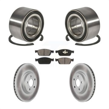 Front Wheel Bearing Coated Disc Brake Rotors And Pads Kit For Ford Transit Connect KBB-118527