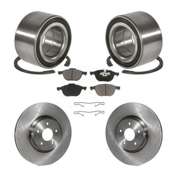 Front Wheel Bearing Brake Rotor & Pad Kit For 2014 Ford Transit Connect 104.8" wheel base KBB-118618