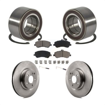 Front Wheel Bearing Disc Brake Rotor And Ceramic Pads Kit For Mercedes-Benz GLK350 GLK250 KBB-118662
