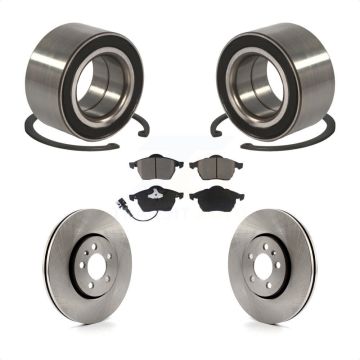 Front Wheel Bearing Brake Rotor Pad Kit For 1999 Volkswagen Golf 2.8L 72mm Outer Diameter KBB-118680